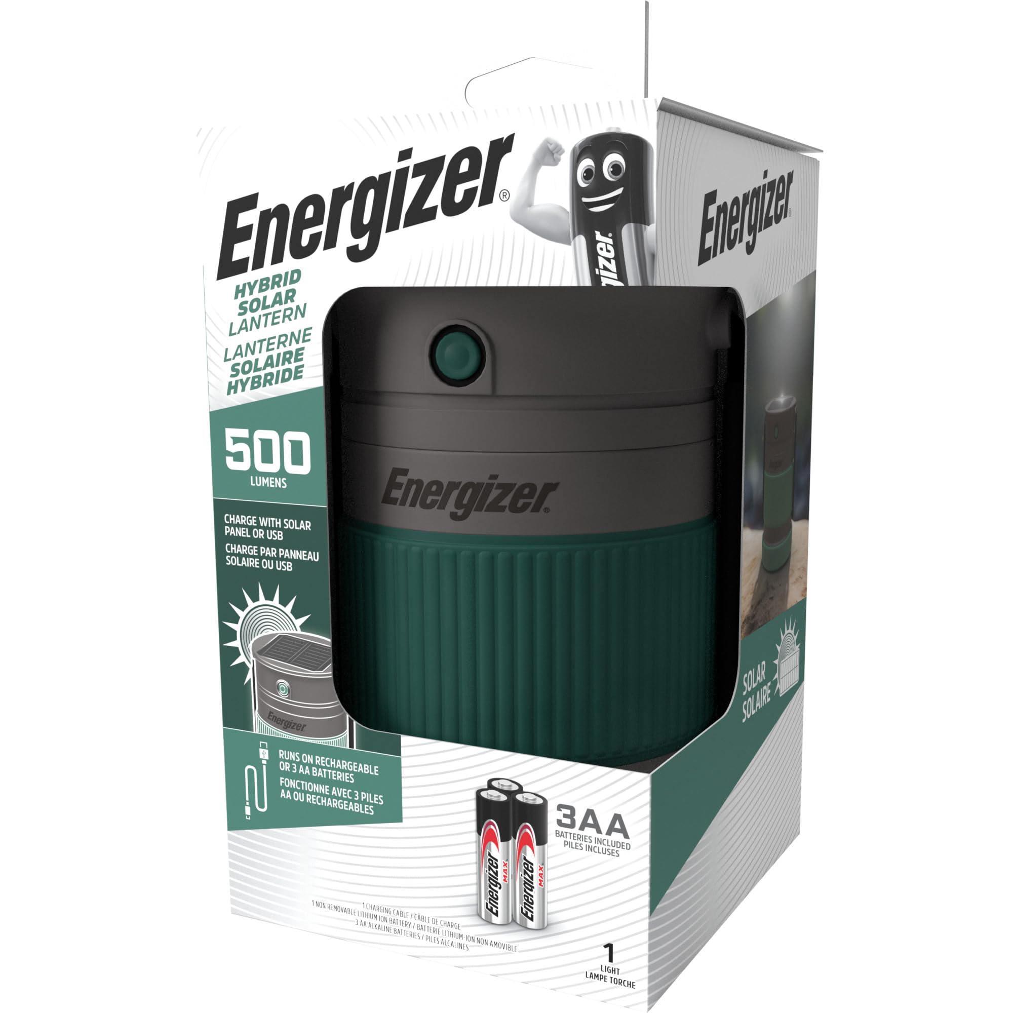 Energizer Green Hybrid Solar Lantern Ysln31