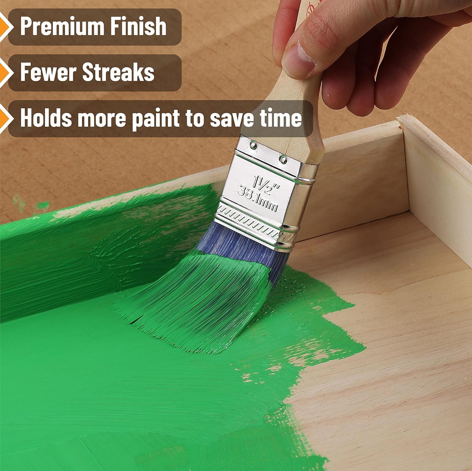 Bates Paint Brushes - 12 Angle Brushes -4