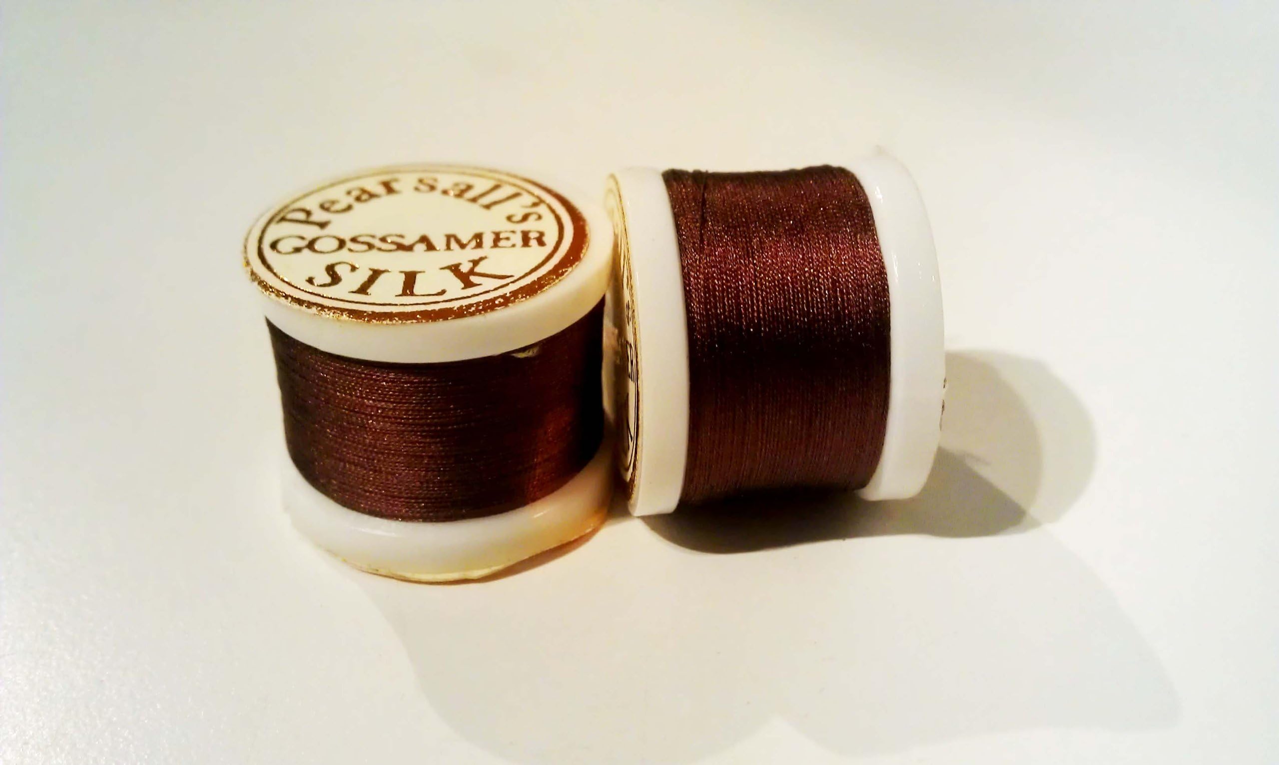 Pearsall's Gossamer Silk Thread (#15 Dark Claret)