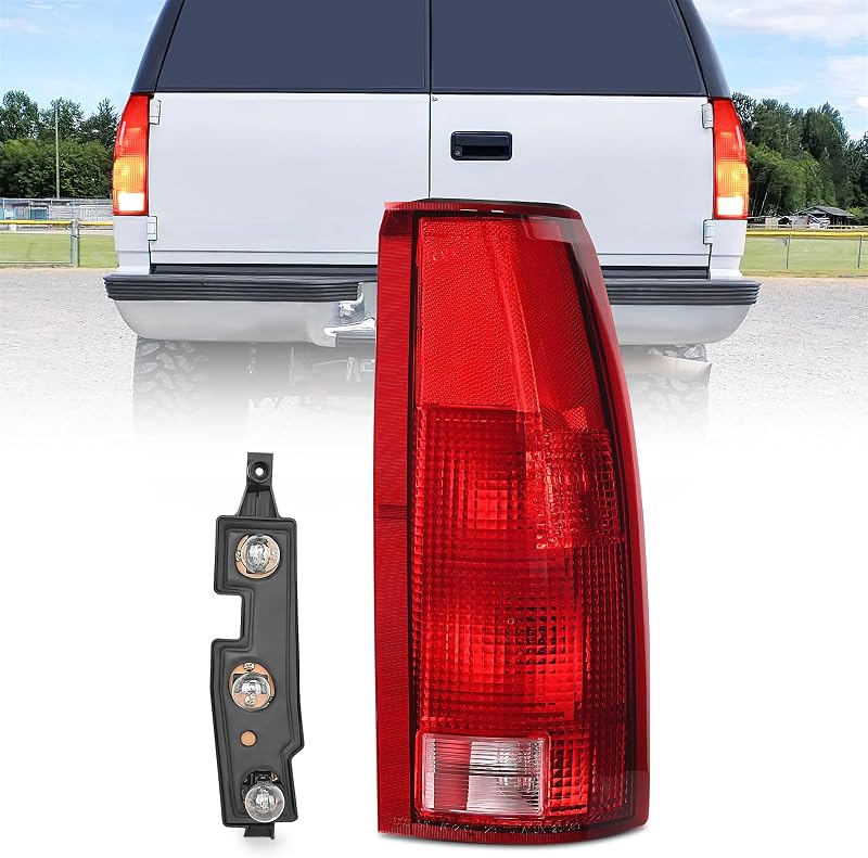 Lanterna traseira direita Nilight para Chevy GMC C/K, Suburban e modelos compatíveis – 1 unidade