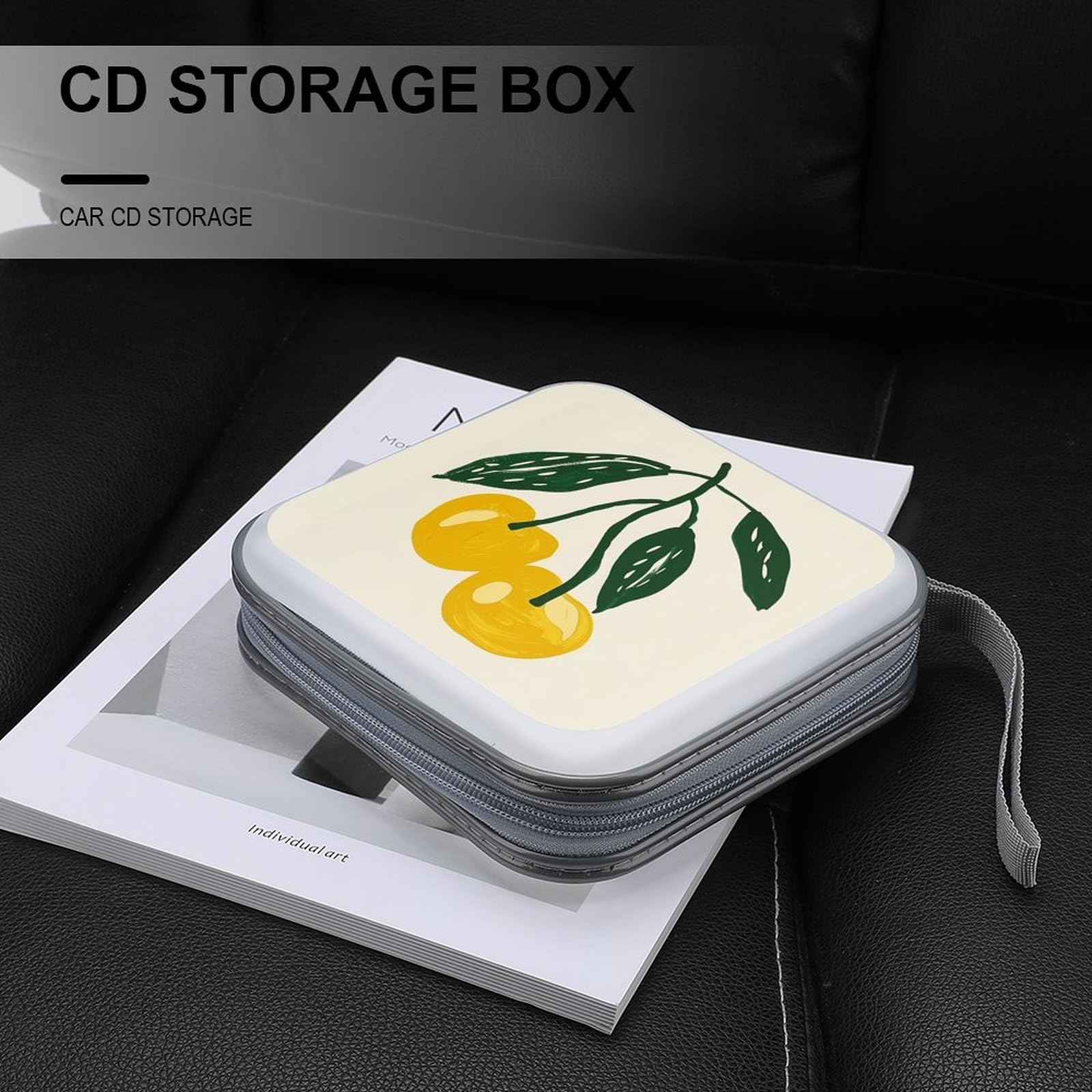 Amazon.com: zxxpensy Cherries CD Case DVD Storage Case Hand