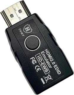 HDMI 2.0 4K EDID Emulator (Model: HD-EWB), Support Exact EDID Copy and Emulation, HDCP Passthrough (not Bypass or Remove), PreSET EDID is 1080p@60Hz 4:4:4 and 4K@60Hz 4:2:0 with 2.1CH Audio