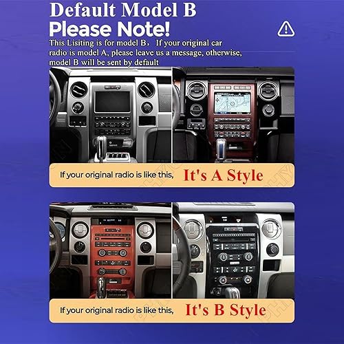 Miniatura 3 de Android 13 - Radio estéreo para automóvil con navegación GPS de 9.7 pulgadas, compatible con Ford F150 2009-2014, Carplay incorporado+Android