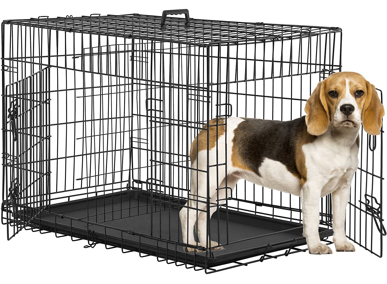 Buy Tyyps Medium Dog Crate Dog Kennel Indoor/Outdoor Dog Cage, 36 inch