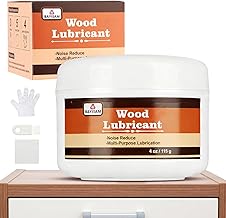 4OZ Wood Lubricant, Multi-Purpose Lubricant Grease for Home Use,Restore & Maintain Wooden Slide,Loosen Drawer Slide,Drawers, Doors, Hinges,Eliminate Sticking & Noise