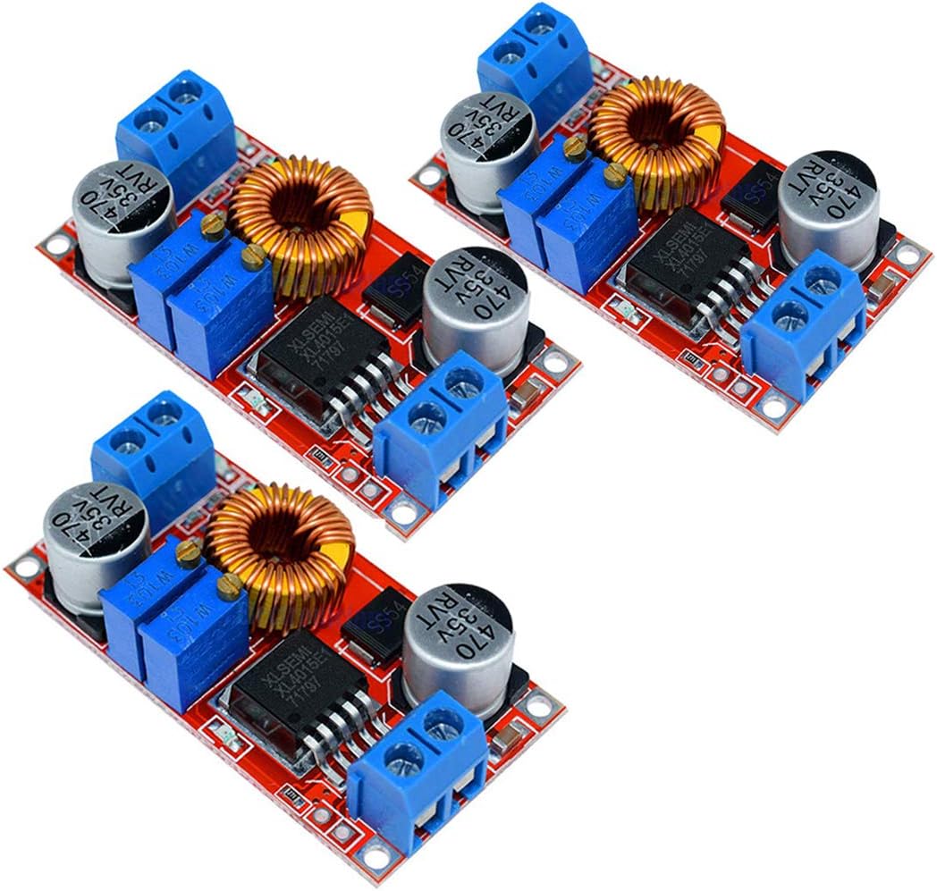 Hailege 3pcs XL4015 5A DC to DC CC CV Lithium Battery Step Down Charging Board Led Power Converter Charger Step Down Module