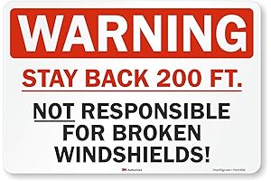 Stay Back 200 Ft Back Off Bumper Sticker