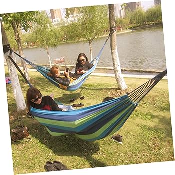 the Hammmockのハンモック 1 Set Hammack Outdoor Travel Hammock Camping Hammock Double