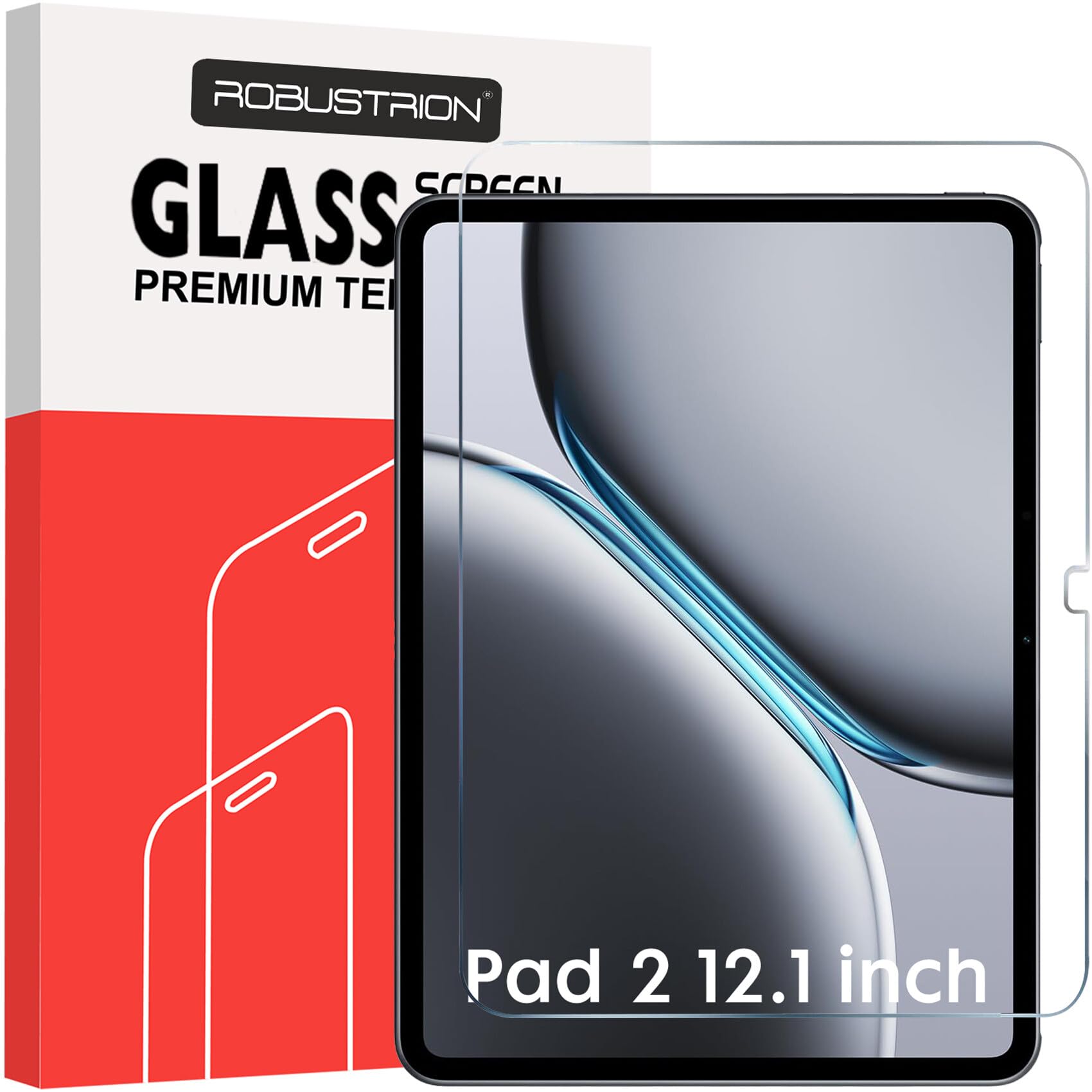 Robustrion Tempered Glass for OnePlus Pad 2 12.1 inch Screen Protector Guard for OnePlus Pad 2 12.1 inch (B0D9849N2Y) Amazon Price History, Amazon Price Tracker