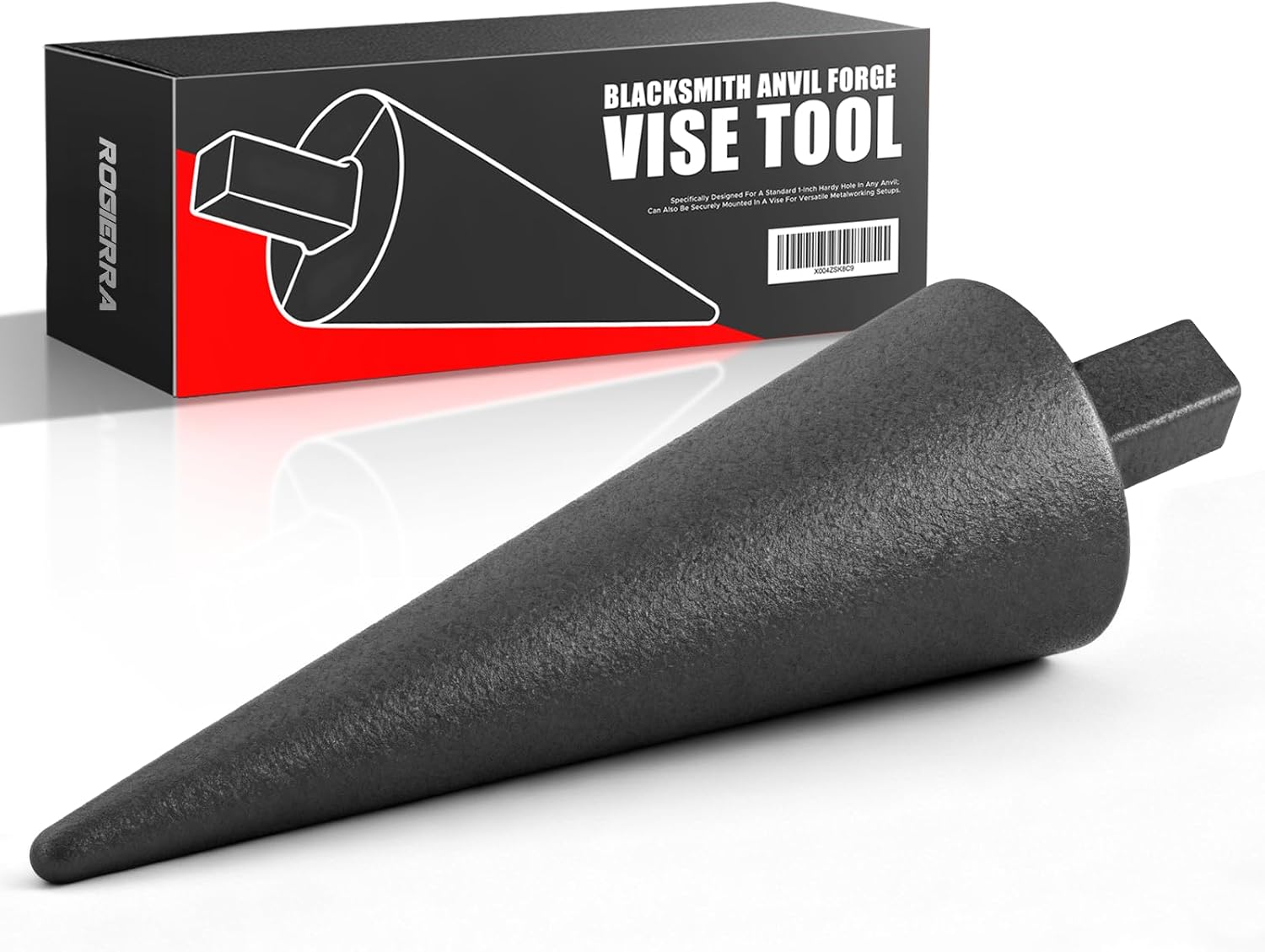 Rogierra Blacksmith Anvil Mandrel Metal Forming Cone 1" Hardy Tool Blacksmith Anvil Forge Vise Tool