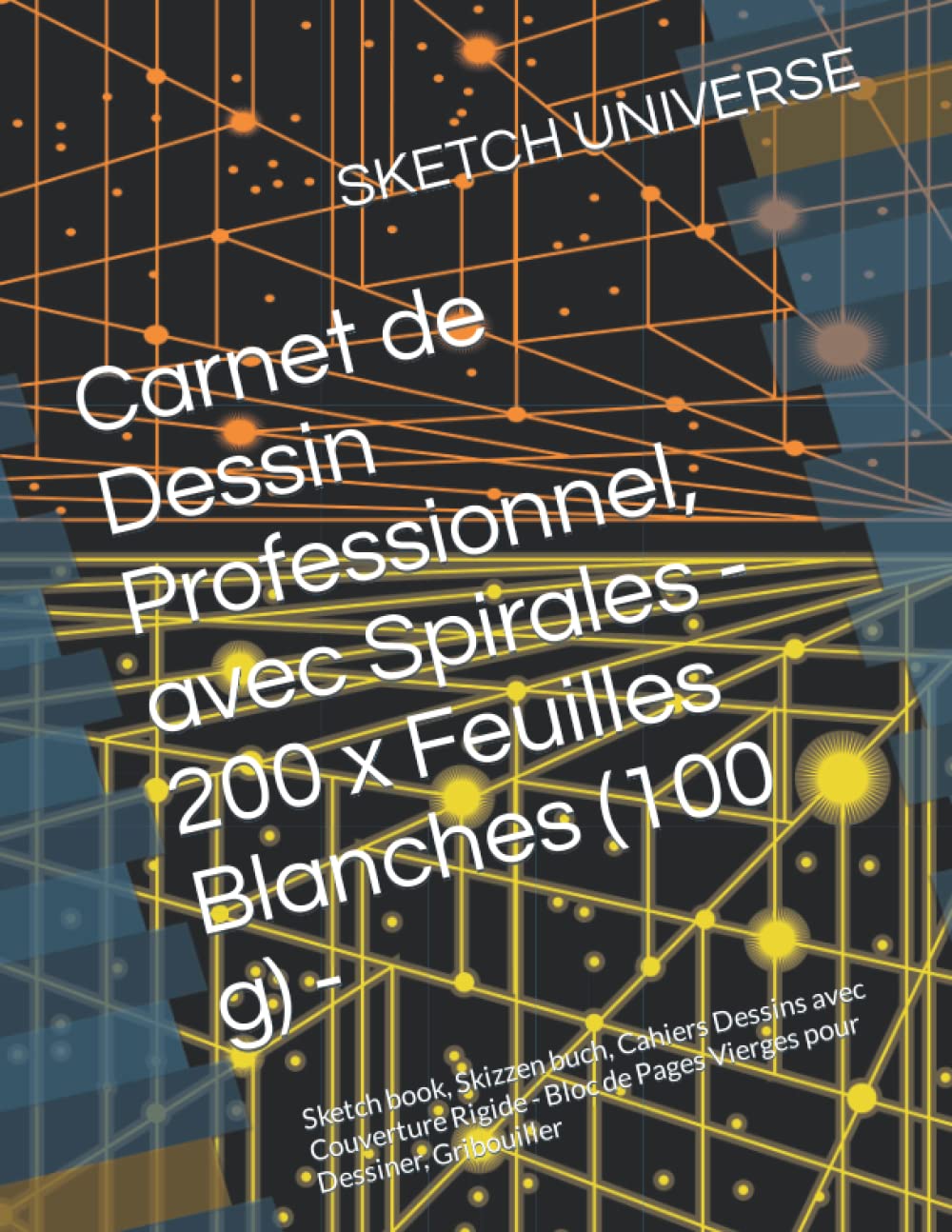 Sketch book à couverture rigide pour gribouiller et dessiner vos voyages en terrasse