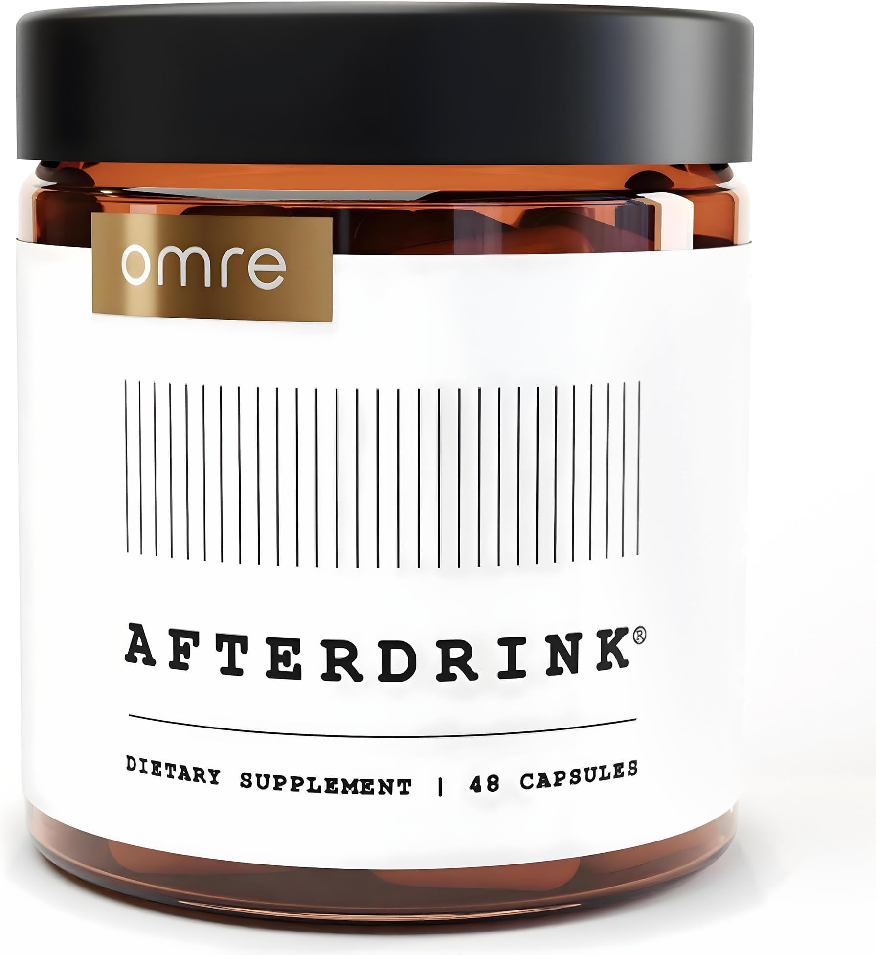 AfterDrink Restore Pills with Milk Thistle, DHM, Vitamin B, Ginger & Herbal Extracts - Pre & Post Drinking Supplement with Liver Support for Better Mornings - Made in USA (48 Caps)