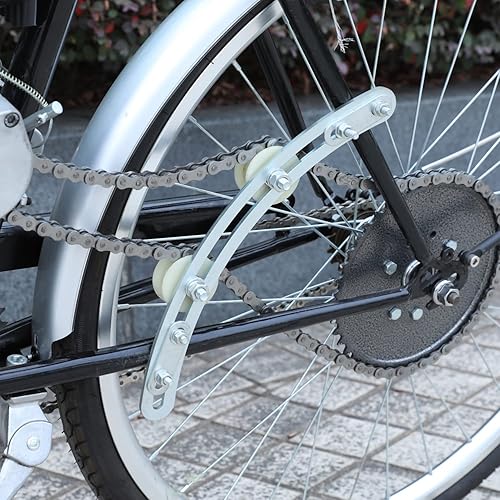 Miniatura 3 de GREHUA Kit de guía de rodillo de polea tensor de cadena con ajuste tensor de arco compatible con bicicleta motorizada de 80 cc de 48 cc, 49 cc, 50