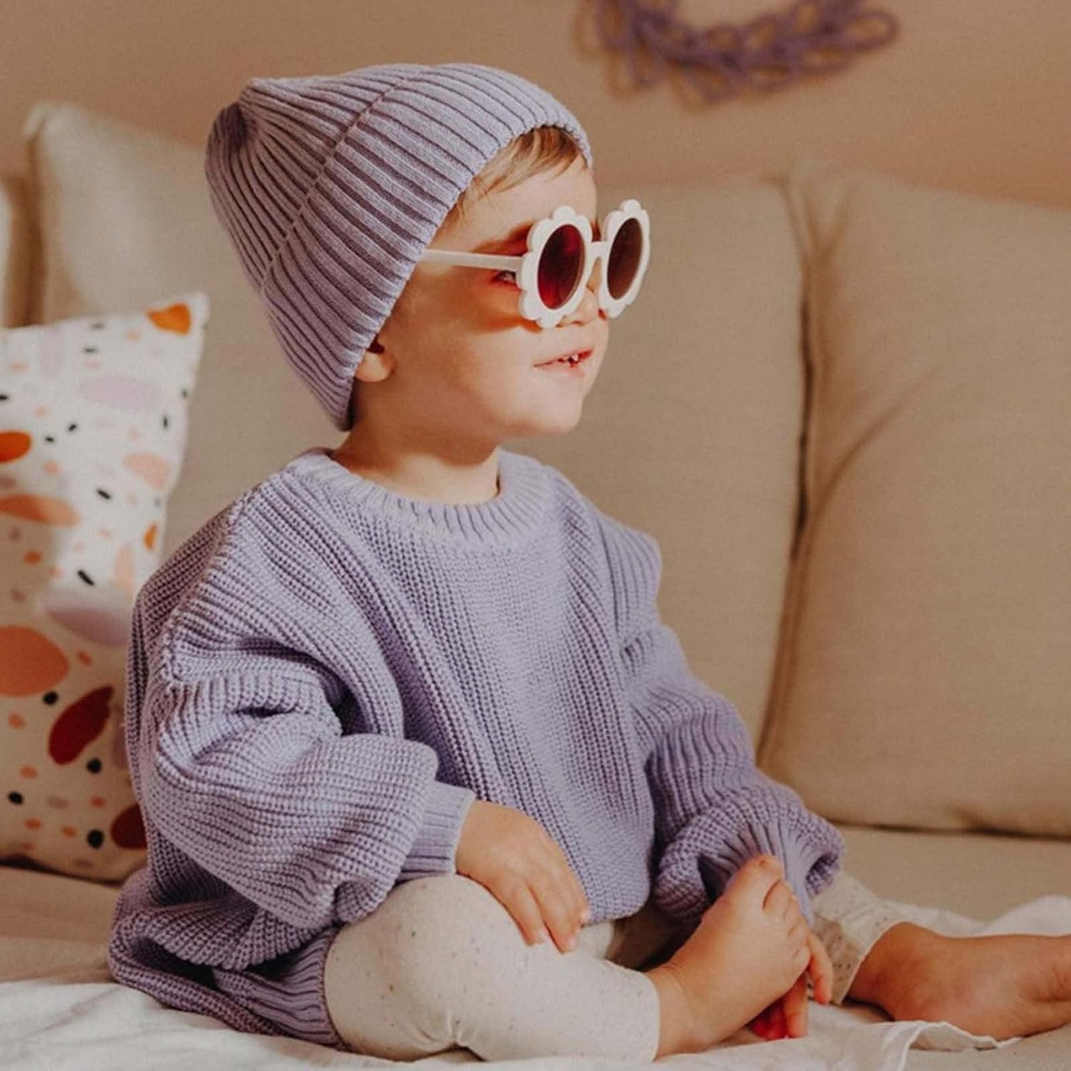 Toddler Baby Girls Boys Knit Sweater Pullover Long Sleeve Sweatshirt Fall Winter Clothes