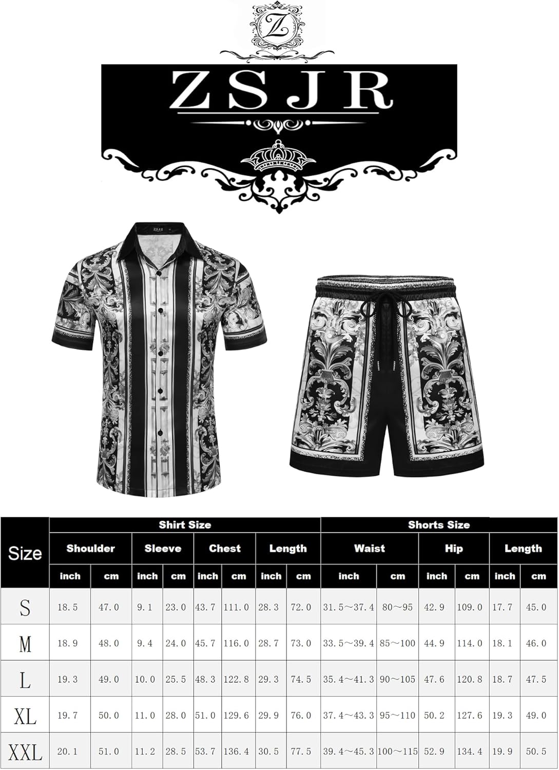 Mens Hawaiian Shirt Sets Satin Silk Casual Button Down Shirts 2 Piece Luxury Summer Beach Outfits for Men - Image 7
