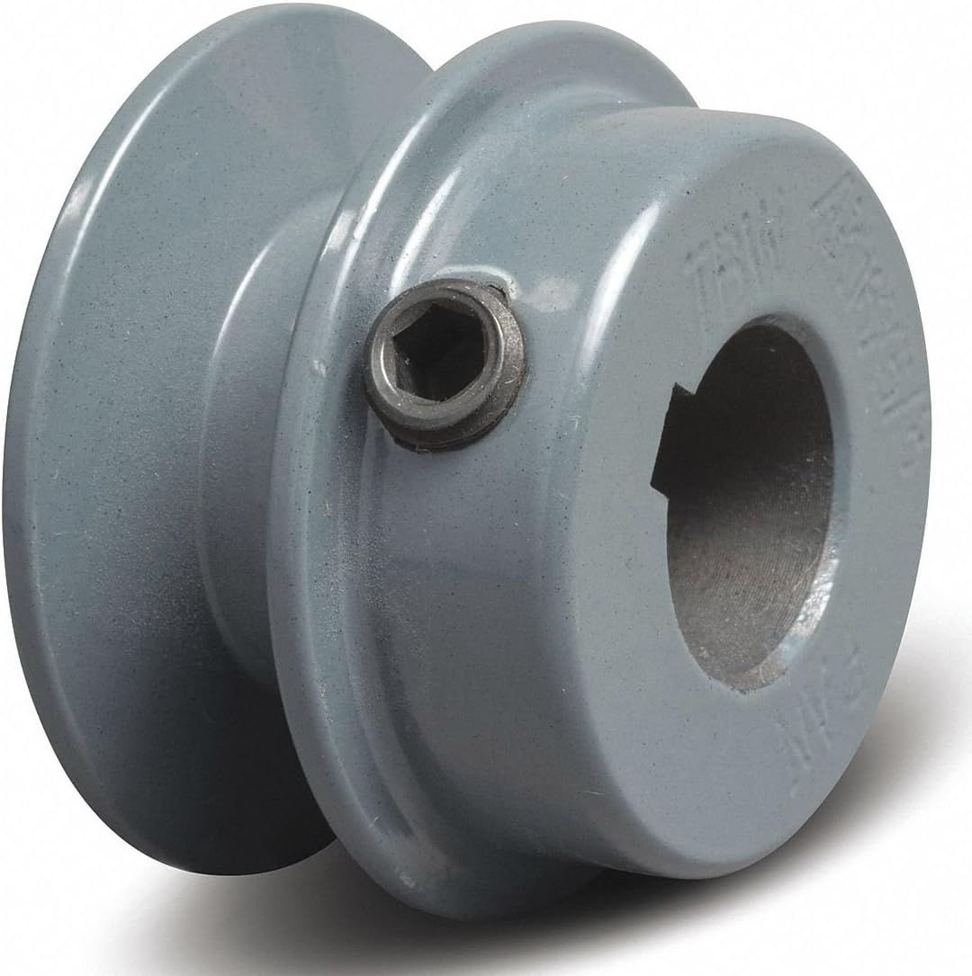 TB Woods 5/8" Fixed Bore Standard V-Belt Pulley, For V-Belt Section: 5L, B, BX Pulley Outside Dia. 2.15" - 1 Each
