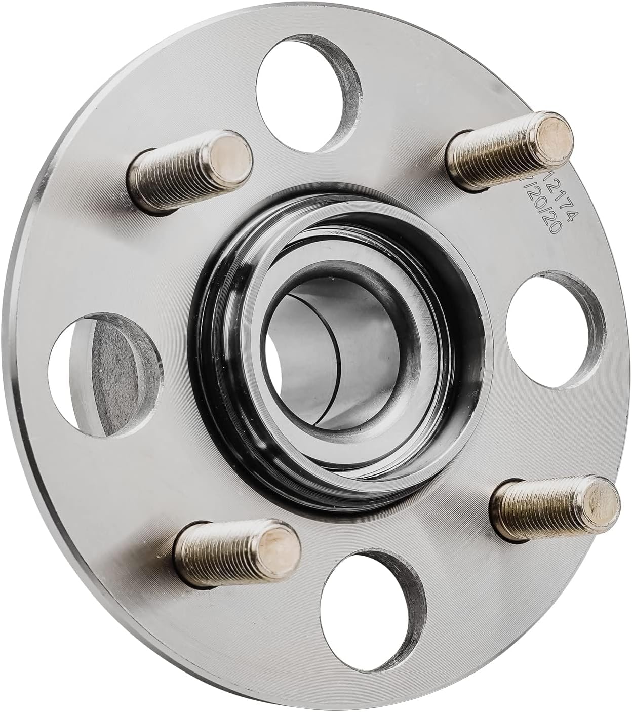 Detroit Axle - 4pc Front Wheel Bearing and Rear Wheel Bearing Hub Assembly for 2001-2005 Honda Civic DX GX HX LX 4 Lugs Non-ABS