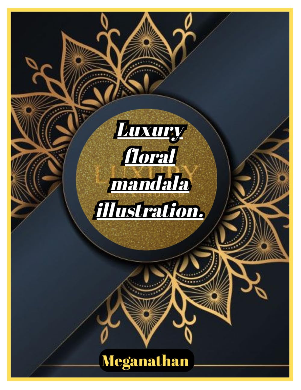 Luxury floral mandala illustration: Premium mandalas to improve concentration and relaxation colouring pages (100 pages )