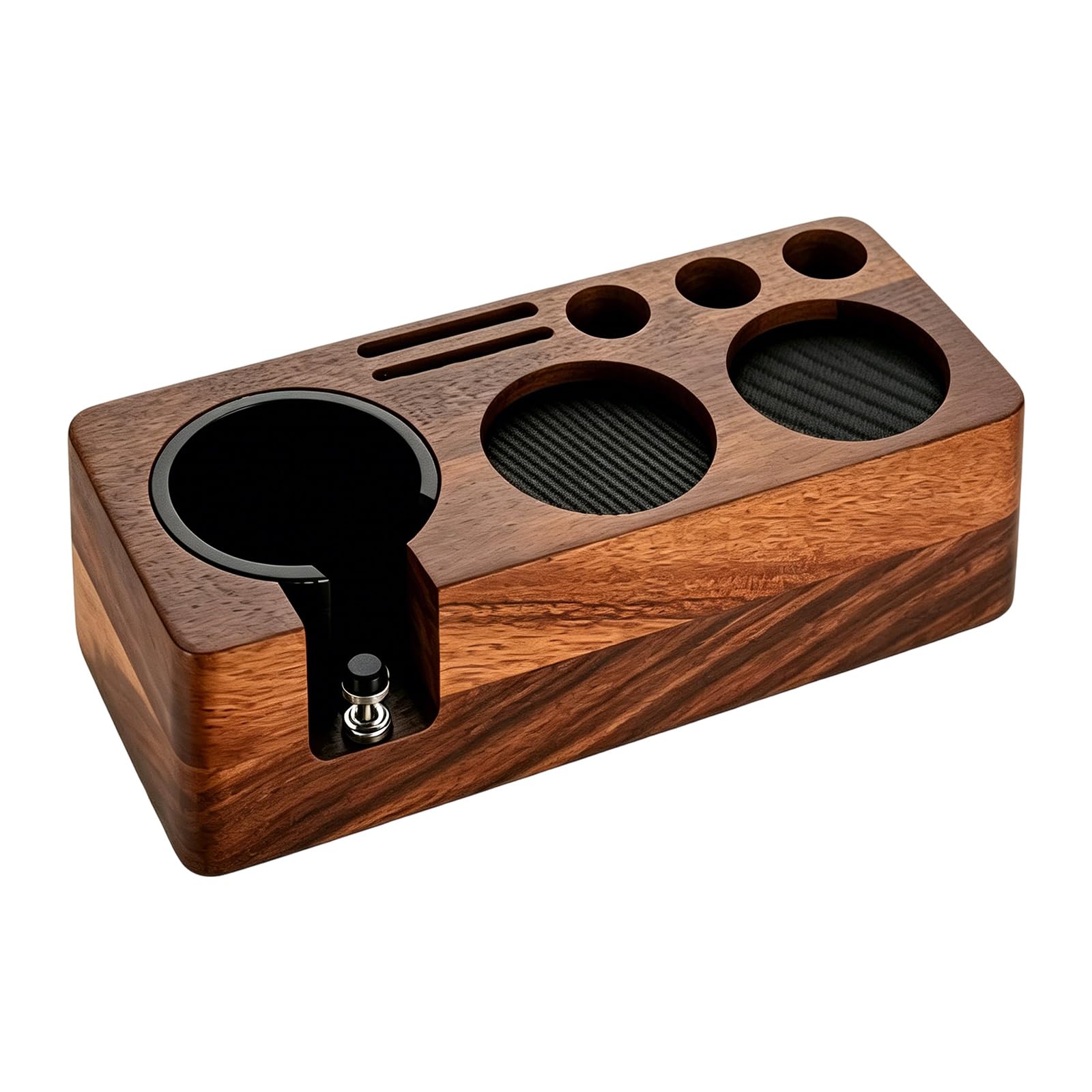 Limtula 51/53 / 58Mm Wood Espresso Coffee Tamper Station Portafilter Holder Base Rack Kitchen Accessories Multipurpose Coffee Stand