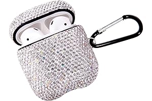 Sparkly Diamond Case for AirPods with Keychain
