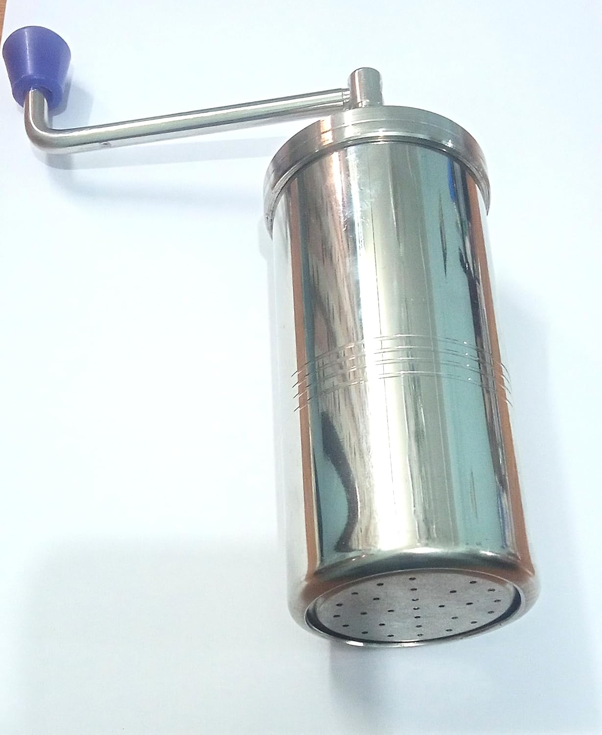 Generic AJE Stainless Steel Kitchen Press Sev Sancha/Murukku/Cookies/Noodles/Indian Snacks/Idiyappam/Chakli Maker/Namkeen Sev Maker Machine with 6 Different Jalis (Pack of 1), Color