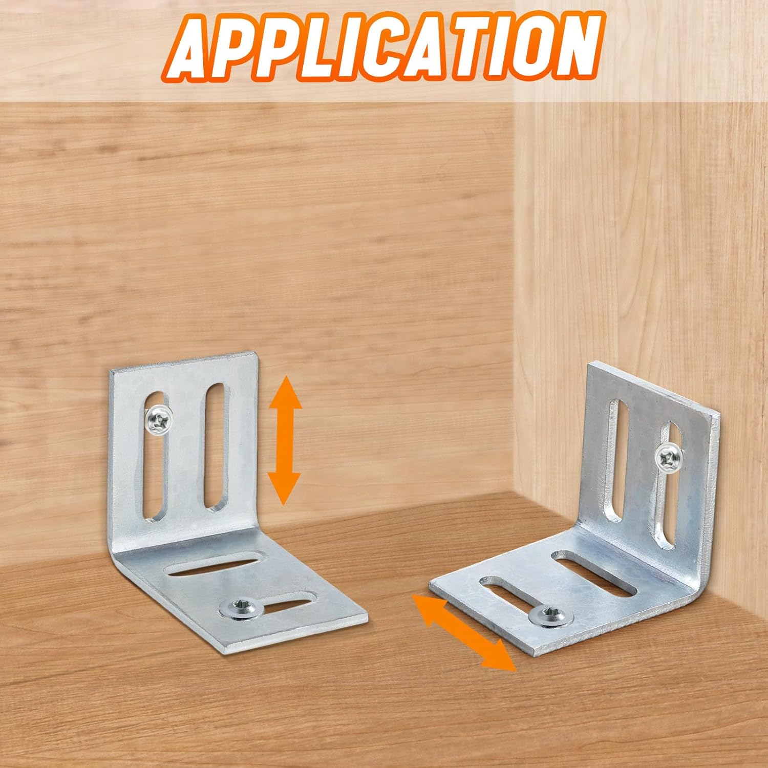 Dunzy 20 Pcs Heavy Duty Wood Table Top Expansion Bracket Steel Z Clips Fastener Connector Table Top Fasteners Woodworking Fasteners Hardware Mounting Tabletop Connector Bracket (Cute,Silver)