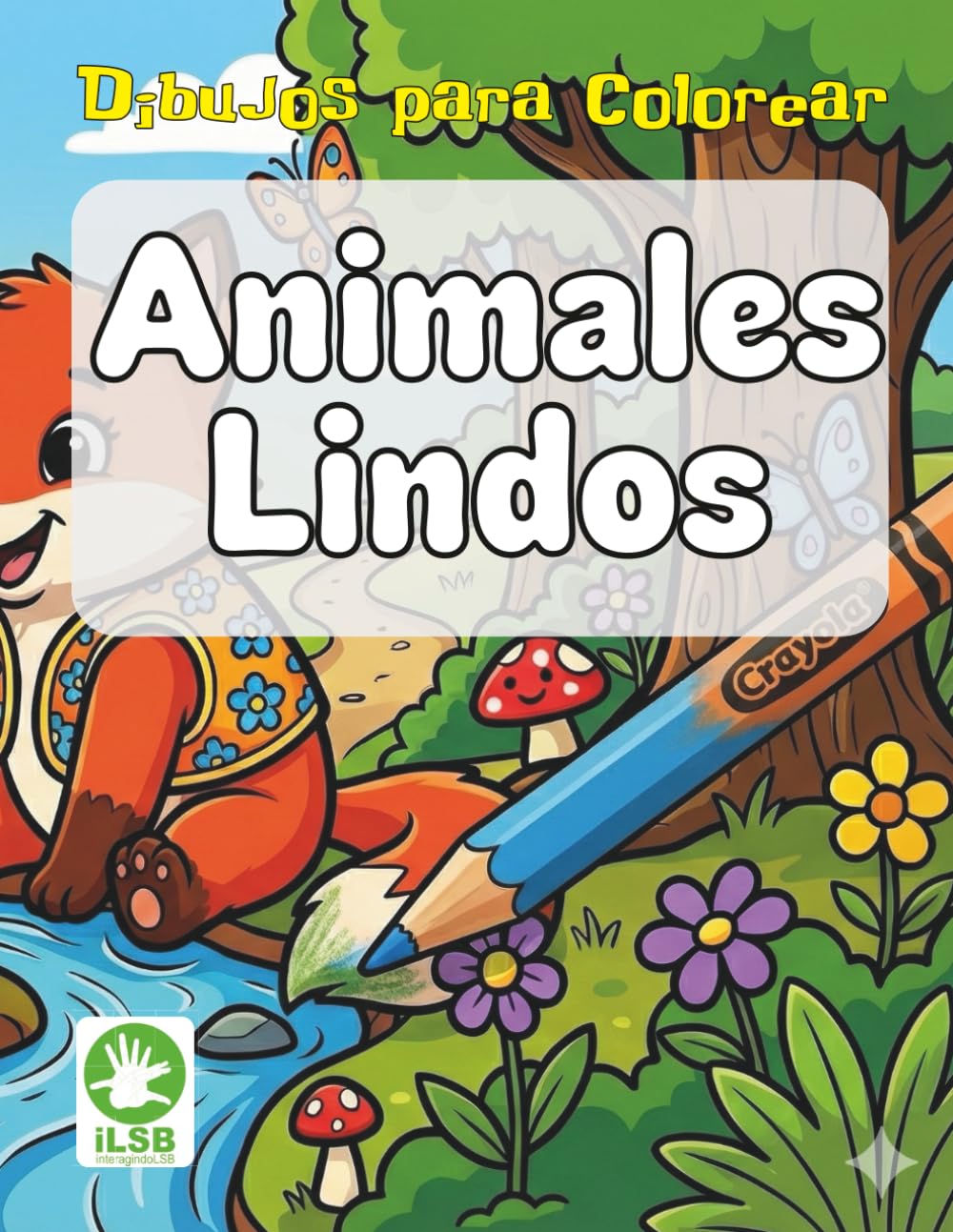 Dibujos para Colorear: Animales Lindos: 12 Páginas para Colorear para Ti
