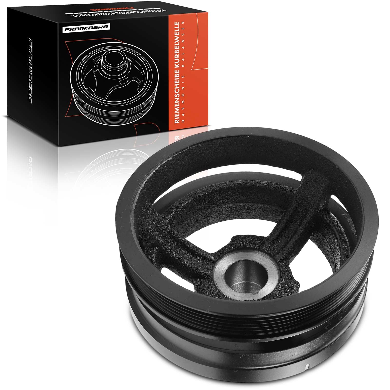 Frankberg Koło pasowe wał korbowy kompatybilny z Cherokee KJ 2,4L-3,7L 2001-2008 Commander XH XK 3.0L-5.7L 2006-2010 Durango HB 4,7L 5,7L 2003-2009 Replace# 53020689AB