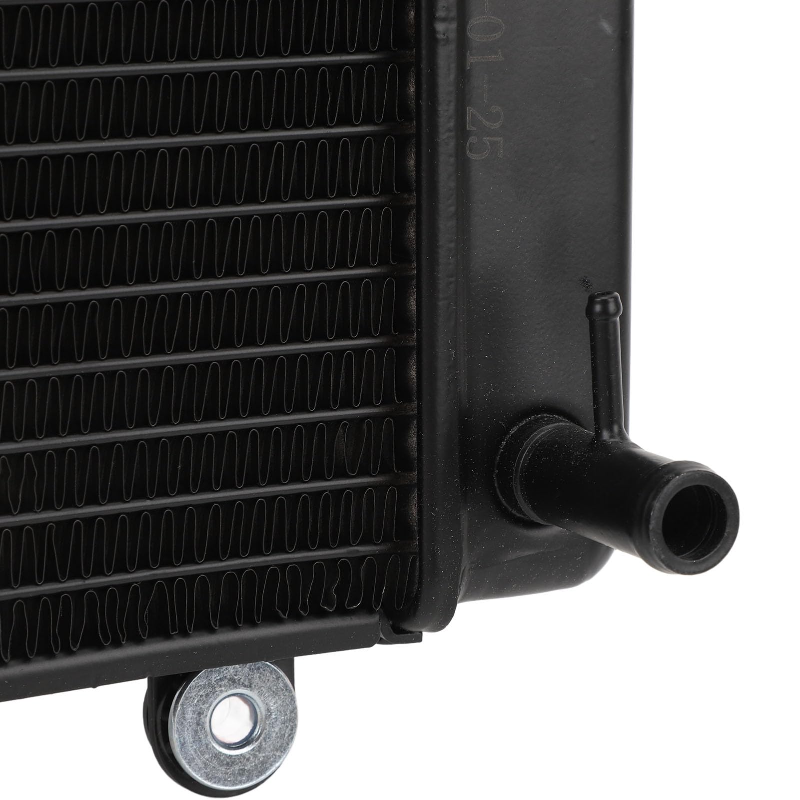 SIXRUN Kit di Raffreddamento Radiatore con Motore Raffreddato Ad Acqua in Lega con Ventola per Ventola per Bici Sterro a Piatto ATV, Installazione Semplice, Costruzione Robusta