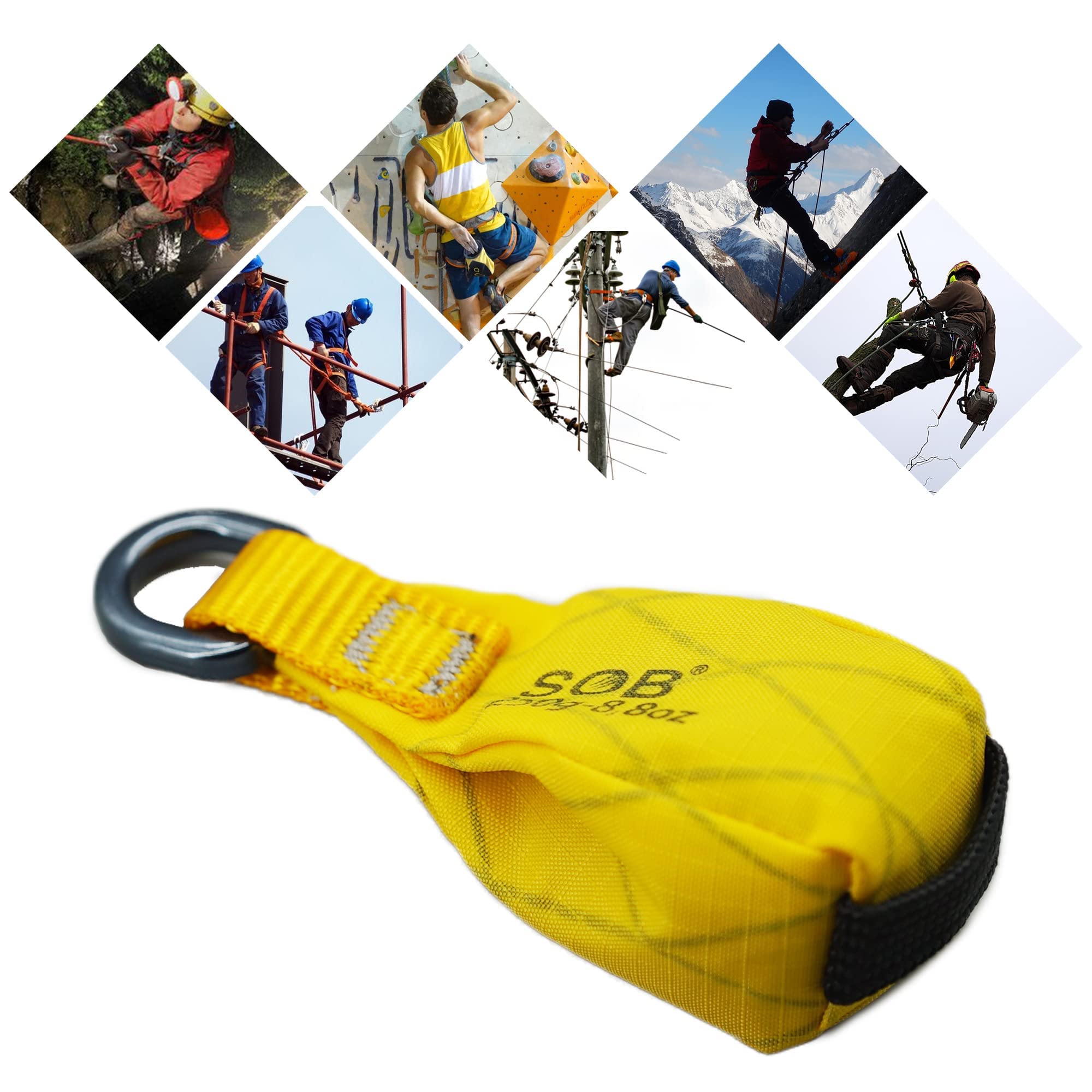 SOB Lancer Sac de Poids Sports de Plein air Arborist Tree Escalade pour la Ligne de Projection Arbre Rock Spelunking