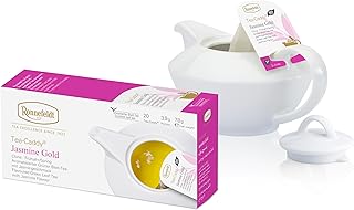 شاي الياسمين الذهبي من تي-كادي، أوراق خضراء بنكهة الياسمين، 20 كيس شاي، 3.9 جرام