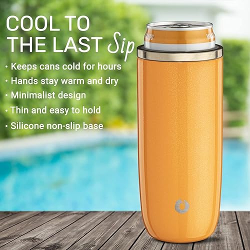 Miniatura 2 de SNOWFOX Insulated Stainless Steel Slim Can Cooler