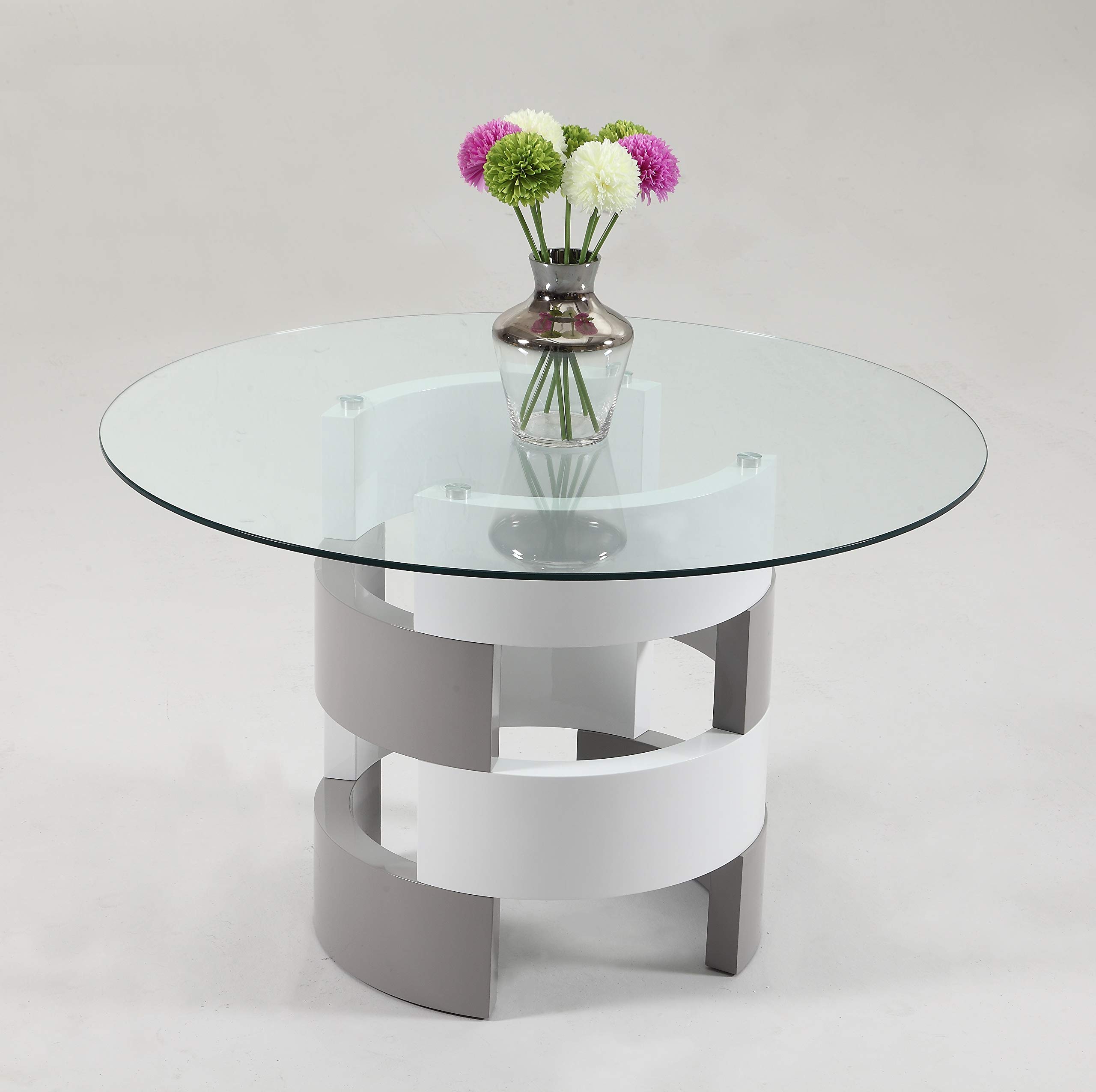 Milan Sadie Dining Table, Gray