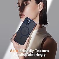 Vista 351 de TOCOL Funda magnética para iPhone 15 Pro Max, protección completa mejorada de la cámara, compatible con Magsafe, protección contra caídas, funda