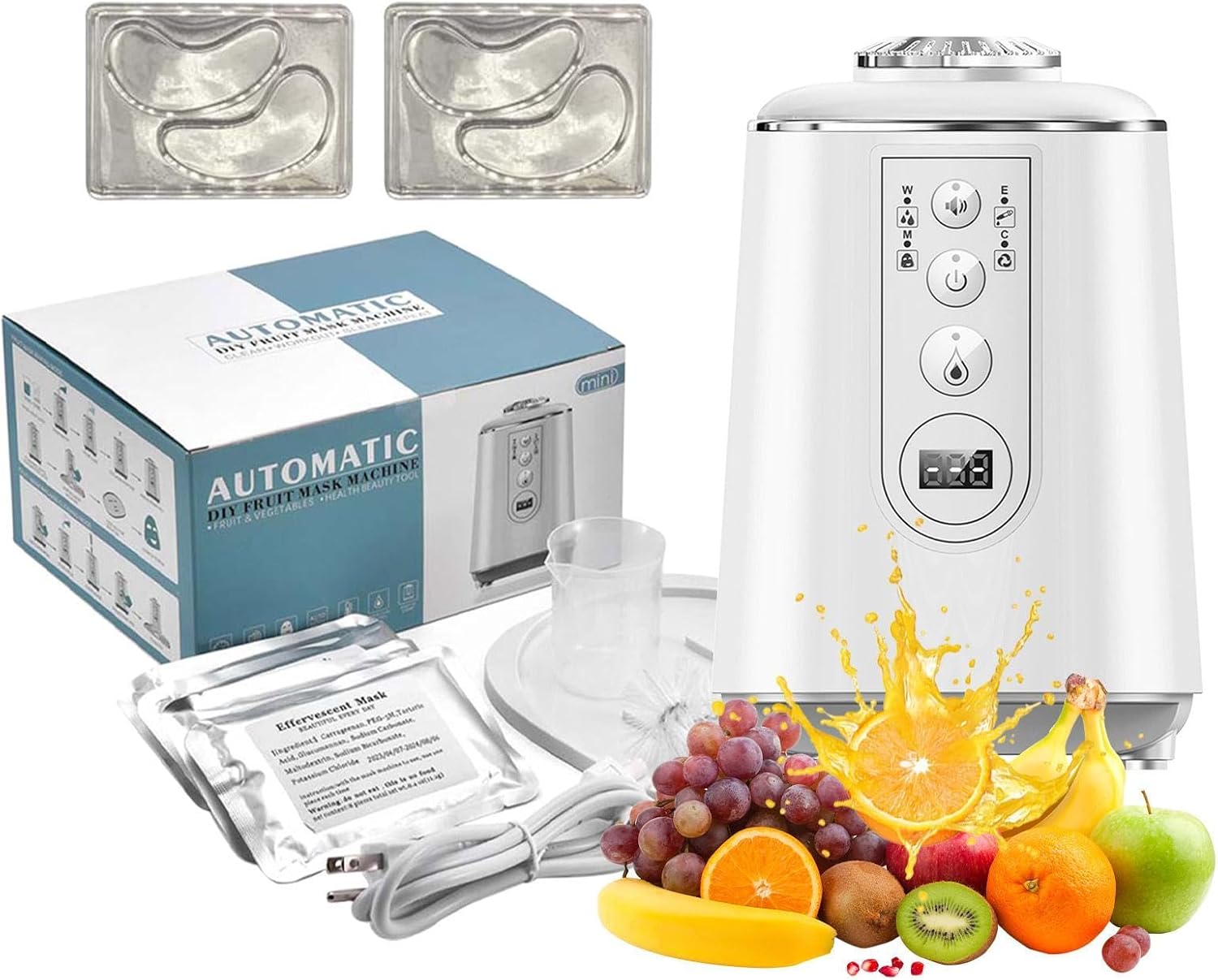 自分だけのフェイスマスクキットを作りましょう,フェイスマスクメーカーキット - 自動フェイシャルパックマシン - 自分だけのフェイス