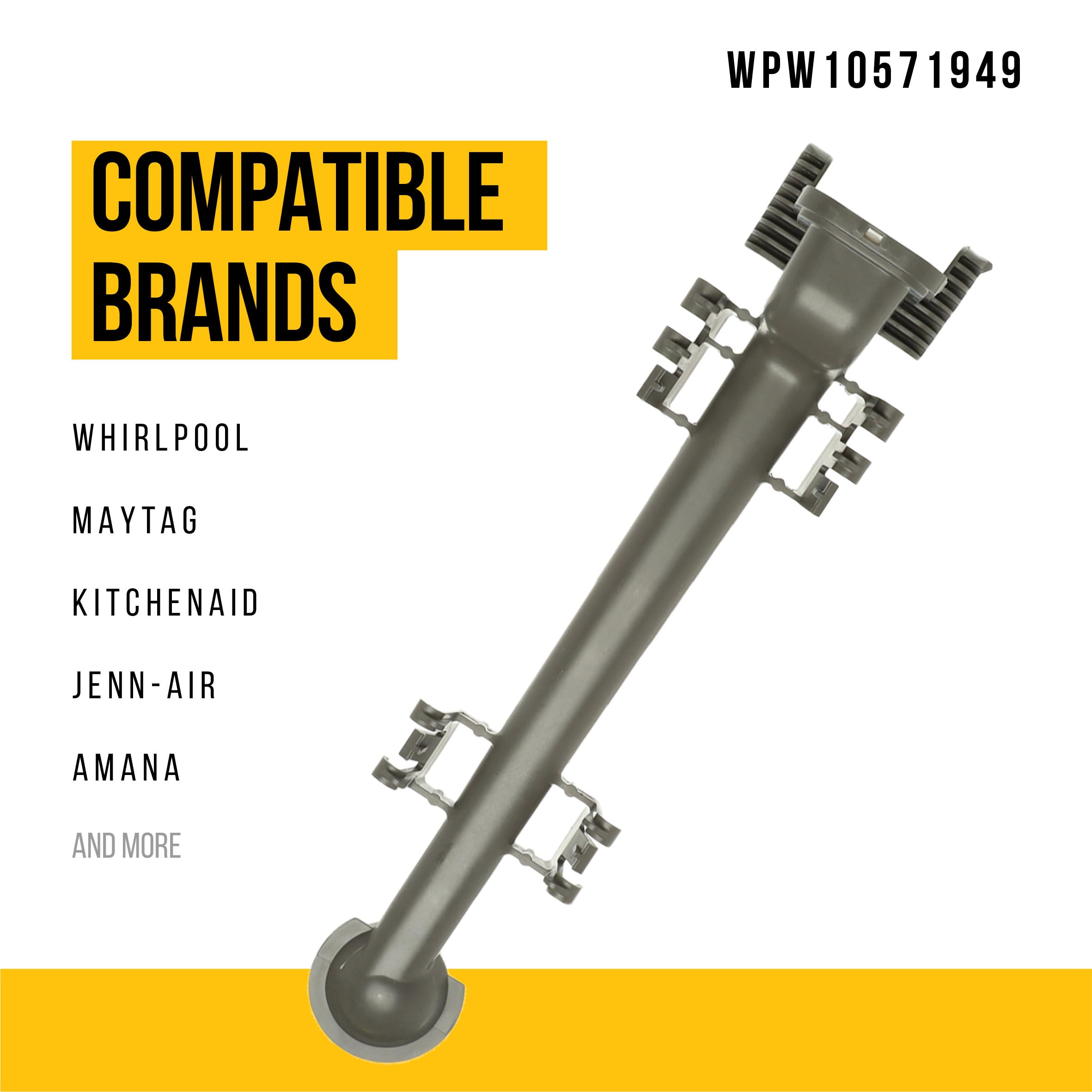 Amazon.com: WPW10571949 Middle Spray Arm Manifold - Compatible 