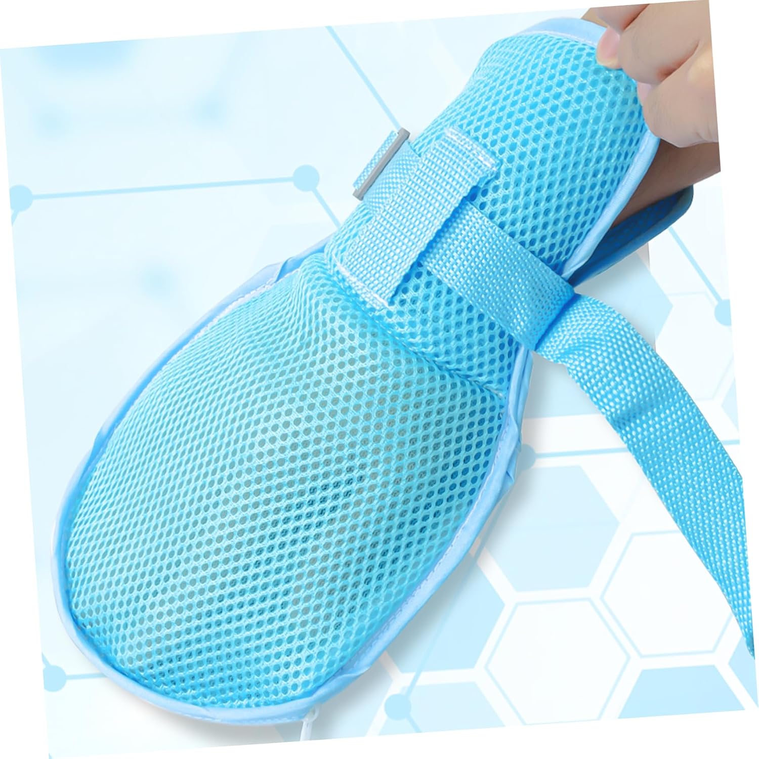 2pcs Breathable Control Mitts for Elderly Patient to Prevent Scratching and Finger Injury Hospitals and Homes