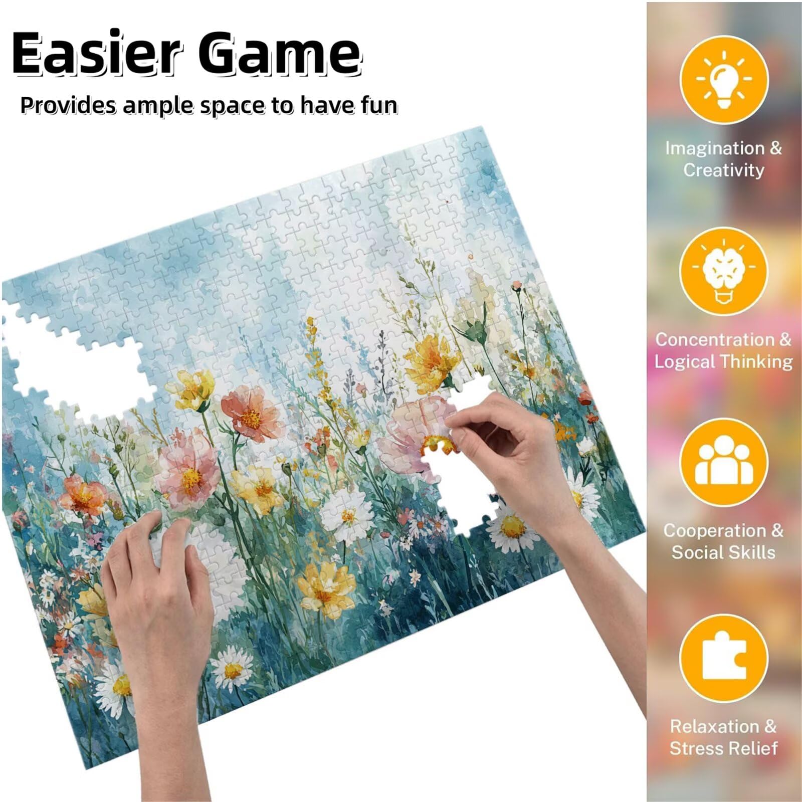 Puzzle dla dorosłych, 3000 sztuk, trudne drewniane puzzle, gra, gra logiczna, gra ręczna, dekoracja rodzinna, kreatywna rozrywka, prezent 81 x 122 cm roślina chryzantema K0F-326