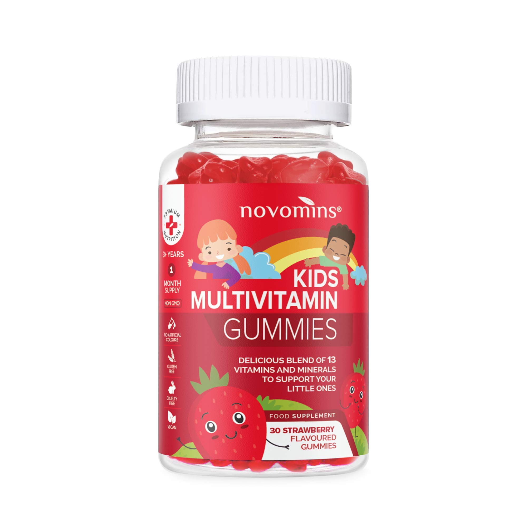 Kids Vitamins Kids Multivitamin Gummies 1 Month Supply Chewable