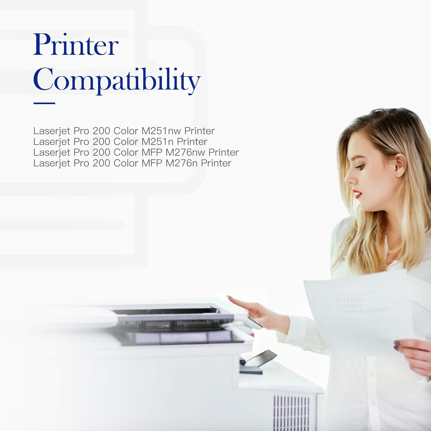 Flash Sale Buy 1 get 1 Valuetoner Remanufactured Toner Cartridge Replacement for HP 131X 131A CF210A CF211A CF212A CF213A for Laserjet Pro 200 Color M251nw M251n MFP M276nw MFP M276n Printer (Black,Cyan,Magenta,Yellow)