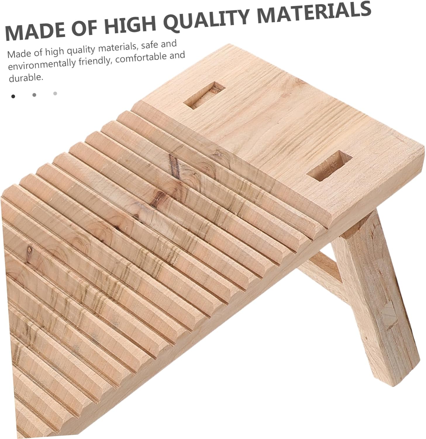 PRETYZOOM Wooden Anti-slip Washboard for Hand Washing Clothes Thickened Design for Laundry and Shoe Cleaning for Socks Towels and Clothes