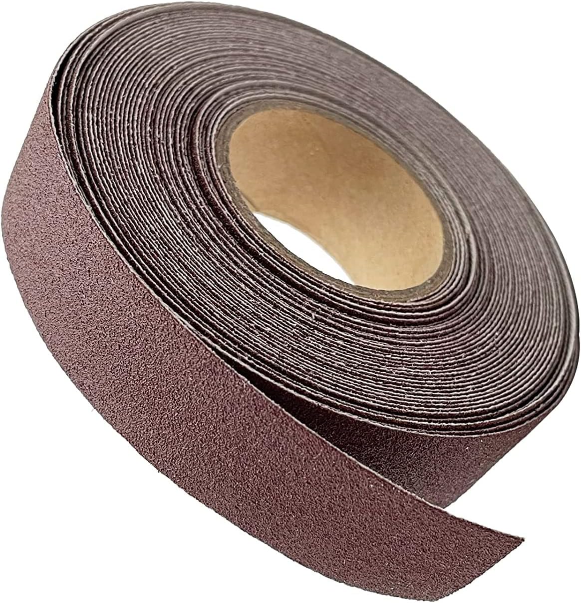80 Grit Continuous Sandpaper Roll 1" x 26 Feed Emery Cloth Aluminium Oxide Abrasive Sandpaper Roll Drum Sander Sandpaper Rolls for Wood Furniture Finishing Metal Sanding Automotive Polishing
