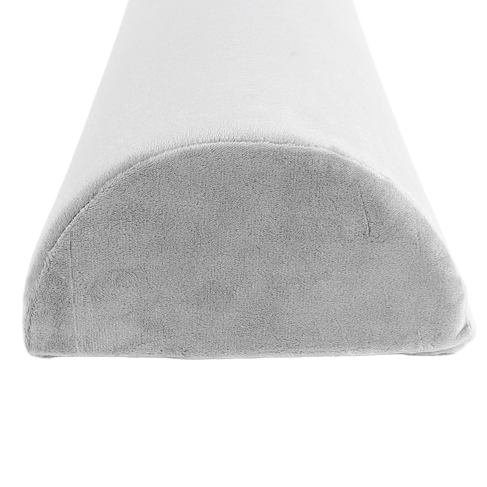Cuscino a Mezzaluna Memory Foam Supporto Ergonomico Cuscino Semicircolare a Mezzo Cilindro per il Comfort del Collo e della Gamba Posteriore con Design Multifunzionale