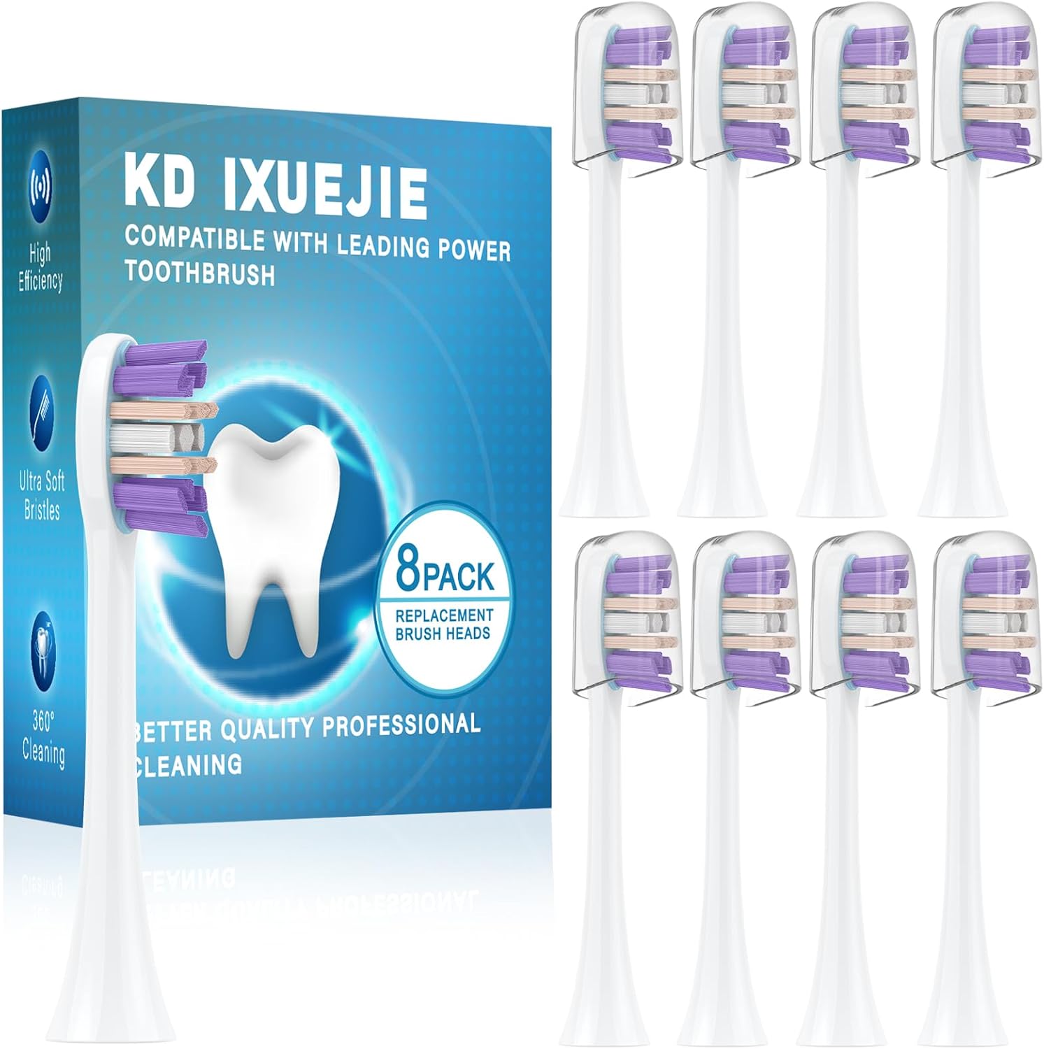 sonicare replacement heads compatible with philips sonicare electric toothbrush replacement brush heads?click-on/snap-on?,kd-d3