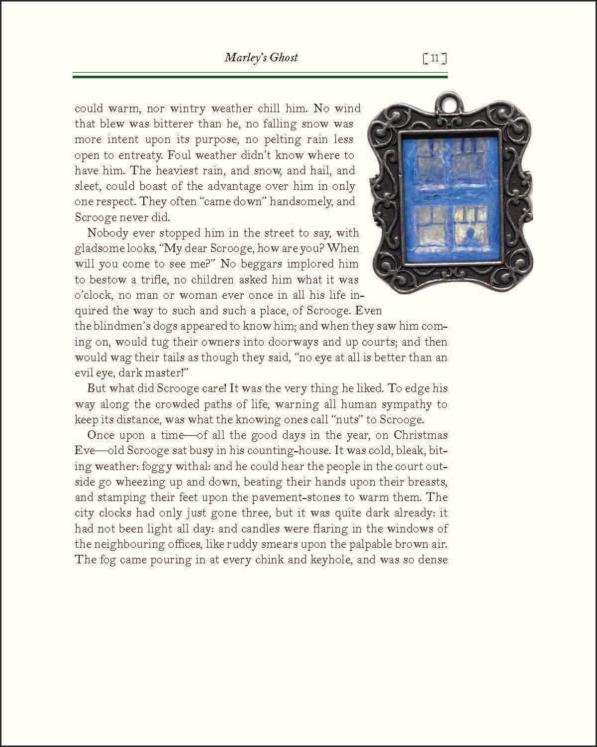 A Christmas Carol: Being a Ghost Story of Christmas (Deluxe Illustrated Leatherbound Edition) - Image 5