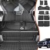 Cargo Liner Floor Mat Compatible with 22-25 Mitsubishi Outlander 7 Seat Back Seat Protector Cargo Mat Replacement for 22-25 Mitsubishi Outlander Accessories Cargo MatBackrest MatFloor Mat