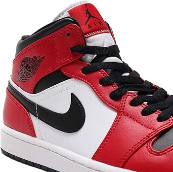 Amazon.co.jp: [ナイキ]エアジョーダン 1 ミッド シカゴ ブラック トゥ