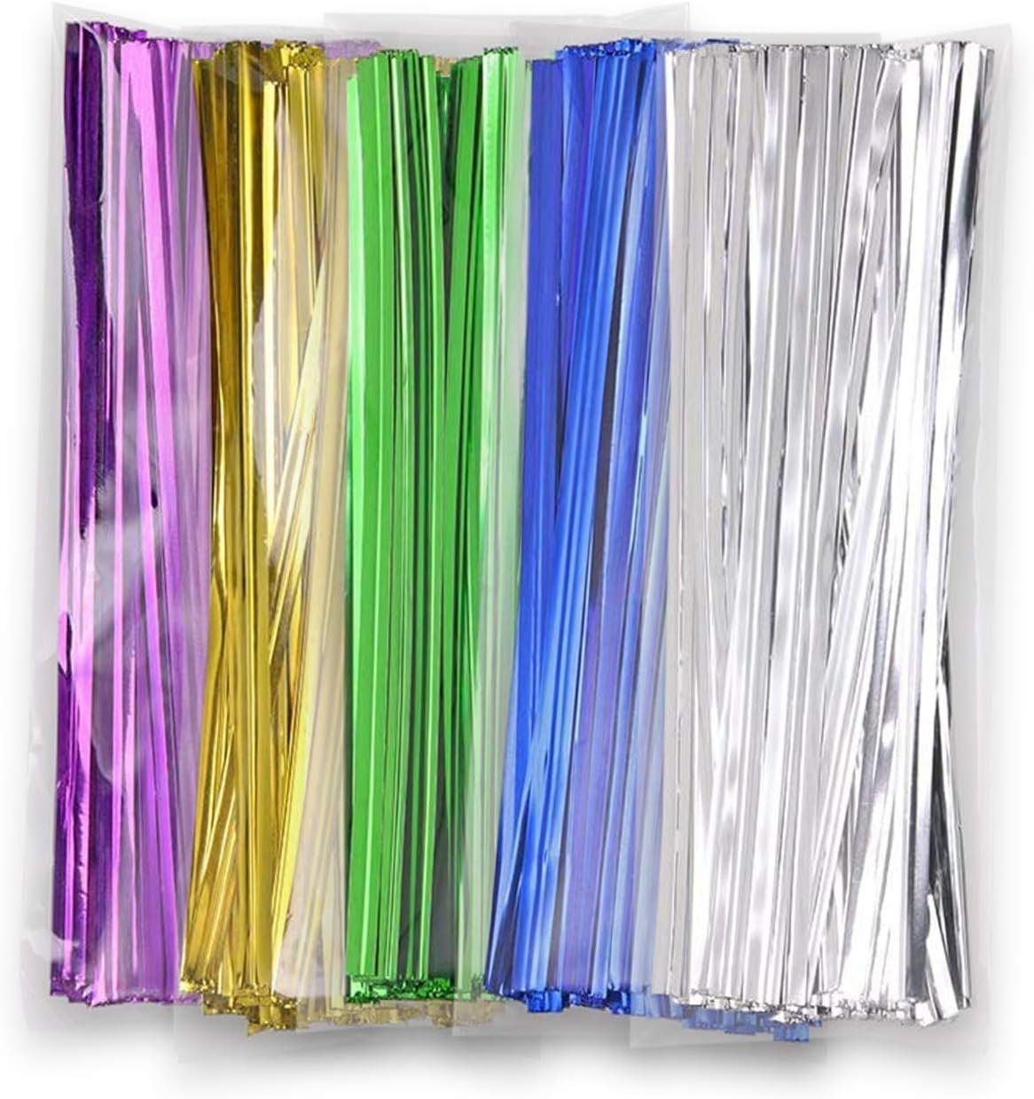 1200pcs 4” Metallic Twist Ties - Image 7