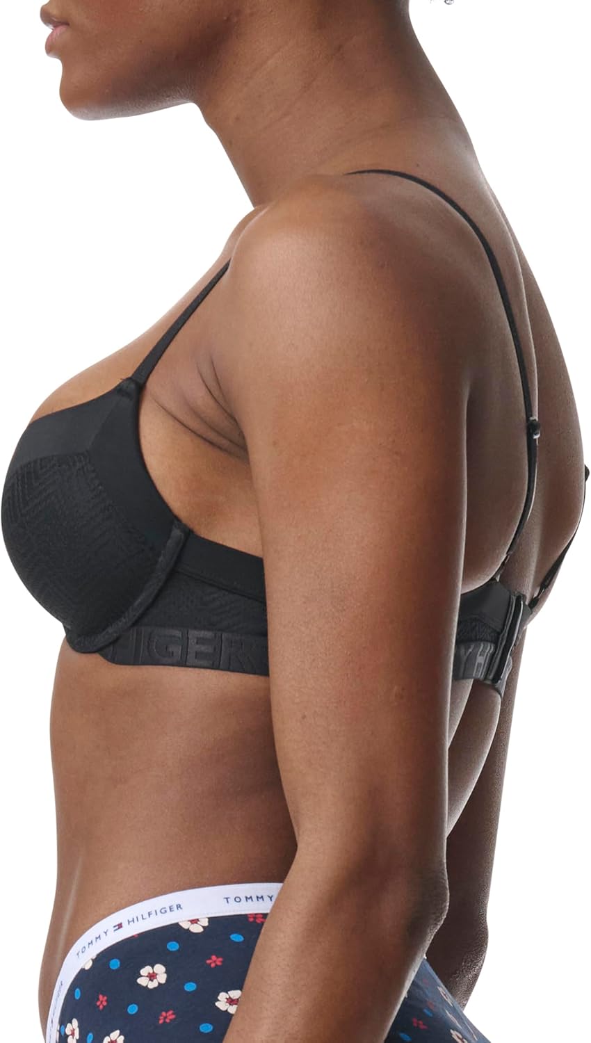 Tommy Hilfiger Womens All Over Lace Lightly Lined Micro Bra 2-Pack - Image 3