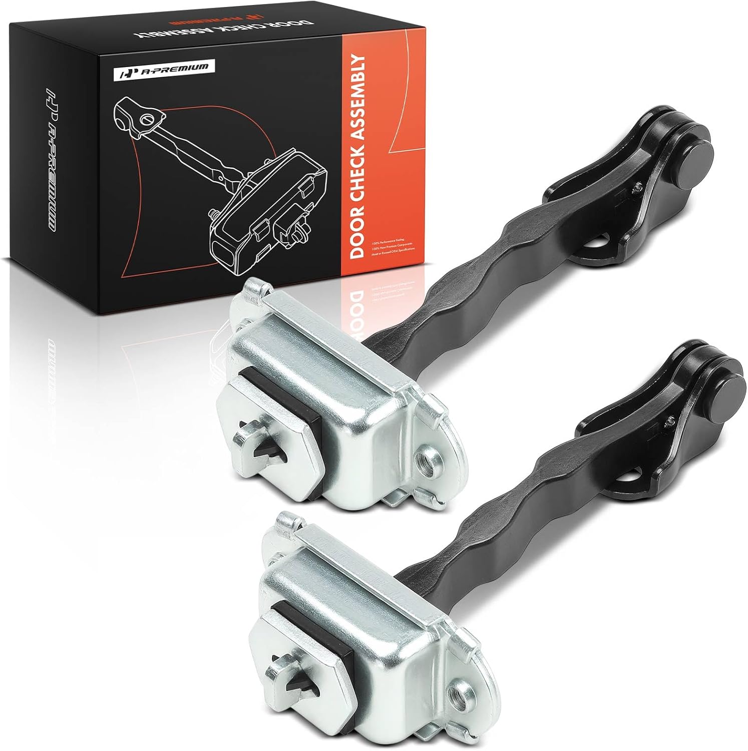 A-Premium 2PCS Front Left and Right Door Check Strap Stopper Compatible with Nissan 350Z 2003 & Infiniti G35 2003-2007